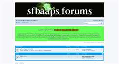 Desktop Screenshot of forum.sfbaaps.org
